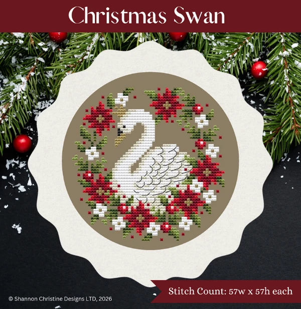 Christmas Swan - Shannon Christine - 2026 Needlework Marketplace PREORDER