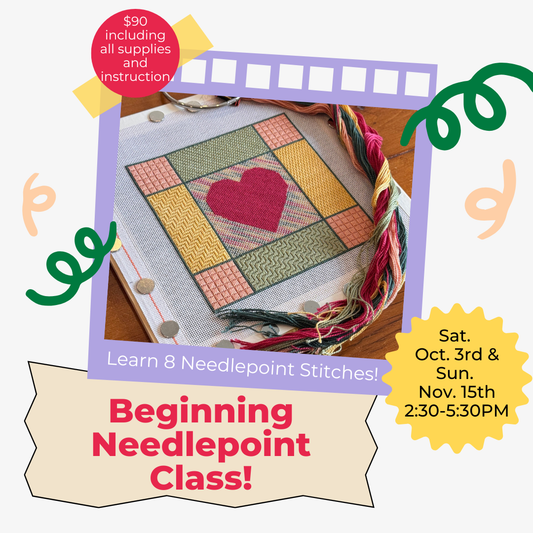 Beginner Needlepoint Class!