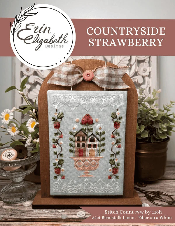 Countryside Strawberry - Erin Elizabeth - 2026 Needlework Marketplace PREORDER