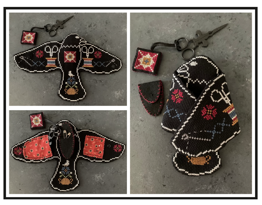 Crow Keepsake - Twin Peak Primitives - 2026 Needlework Marketplace PREORDER