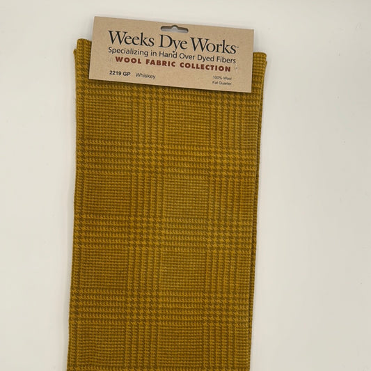 Whiskey Glen Plaid Wool - Weeks Dye Works