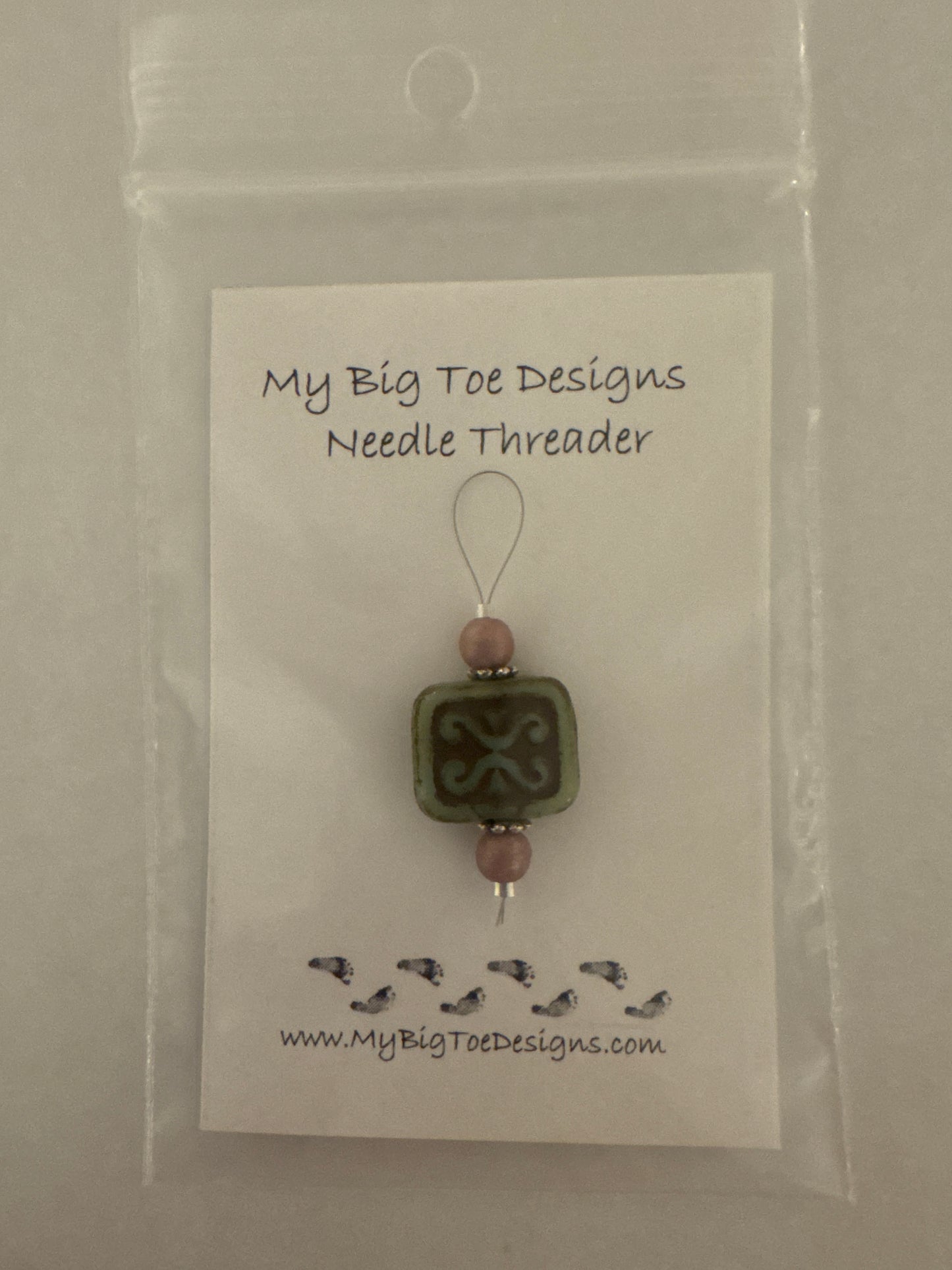 Light Green Square Wire Needle Thread - My Big Toe Designs