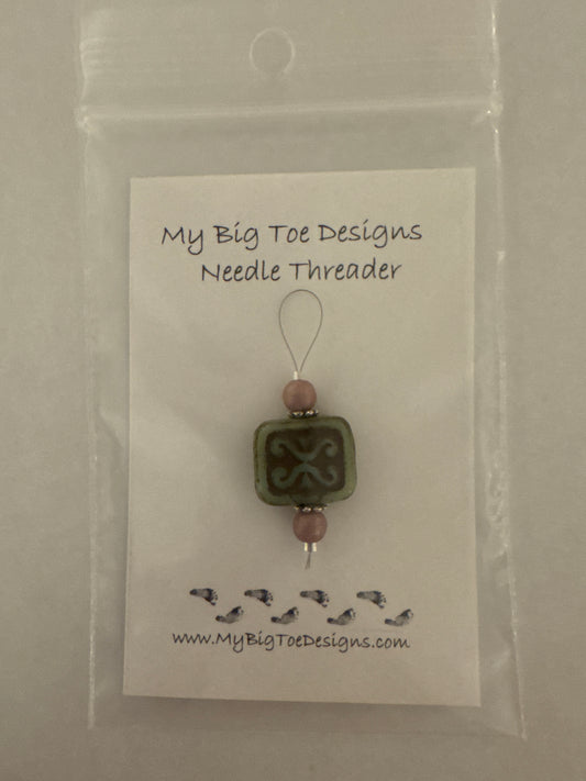 Light Green Square Wire Needle Thread - My Big Toe Designs
