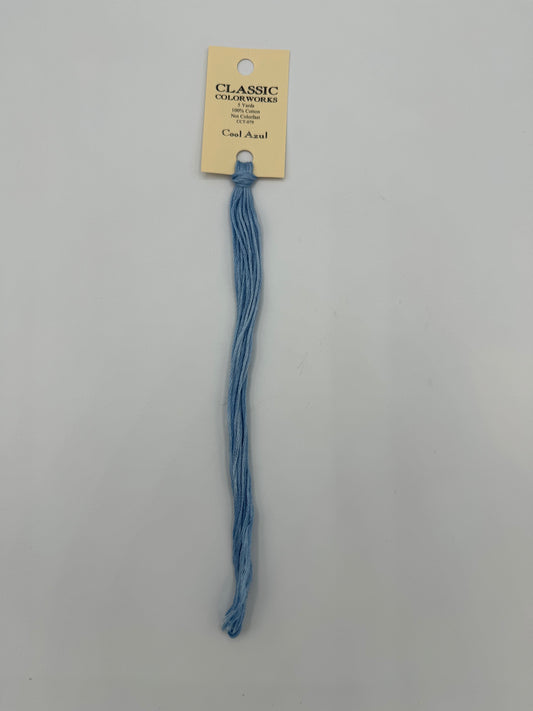 Cool Azul - Classic Colorworks Cotton Floss