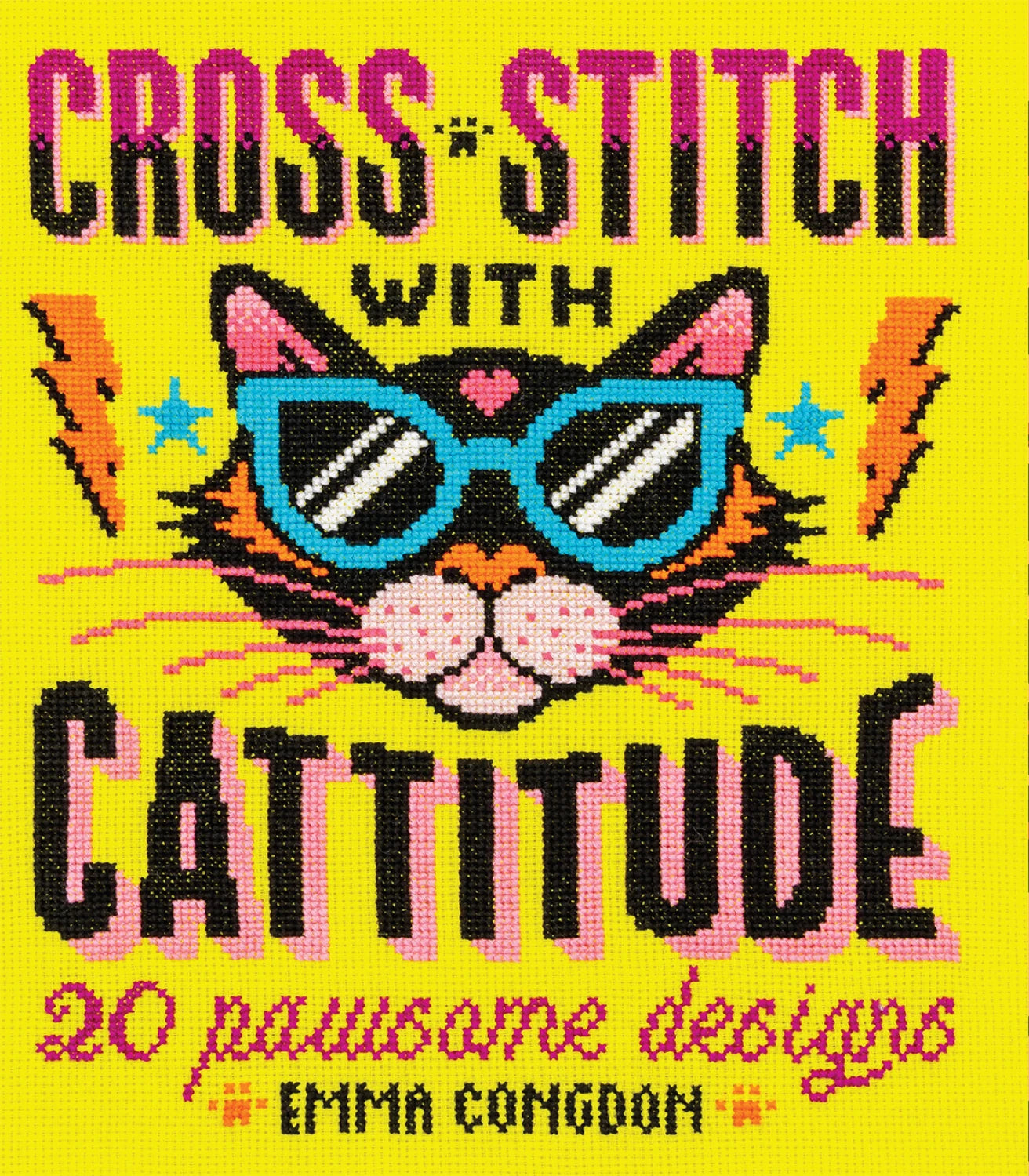 Cross Stitch with Cattitude by Emma Congdon