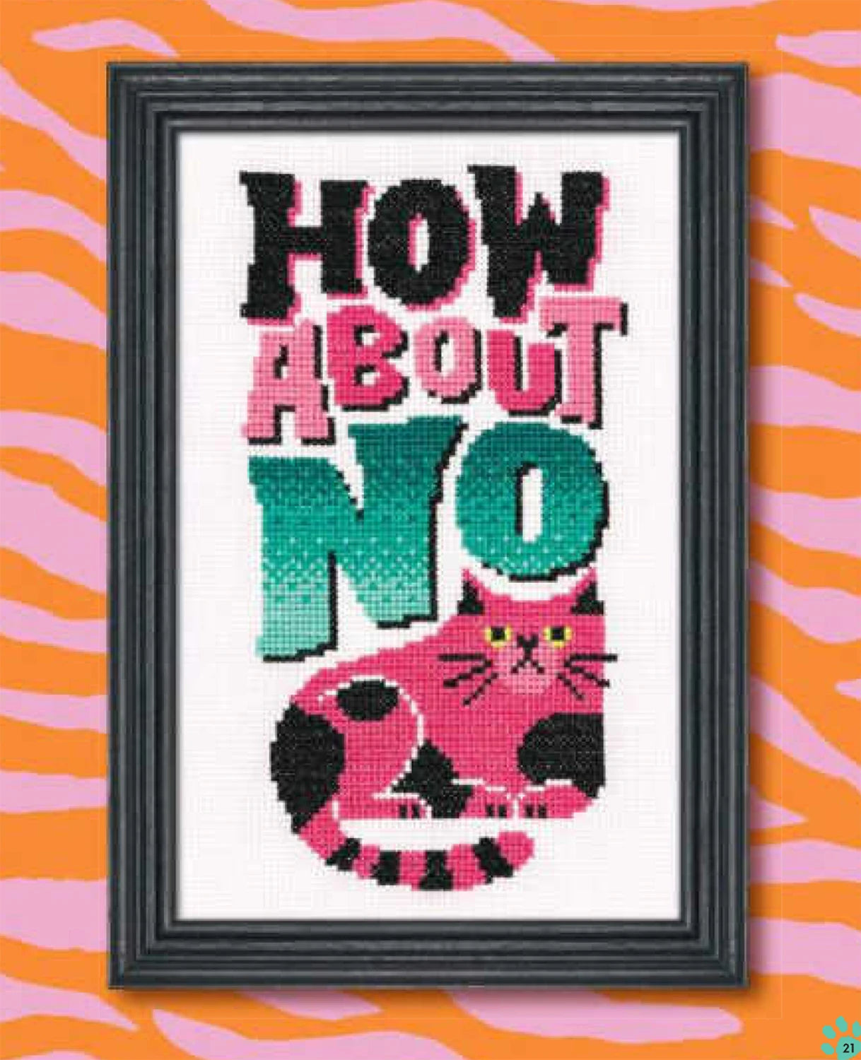 Cross Stitch with Cattitude by Emma Congdon