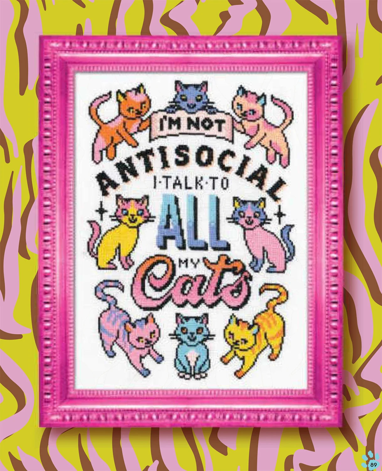 Cross Stitch with Cattitude by Emma Congdon