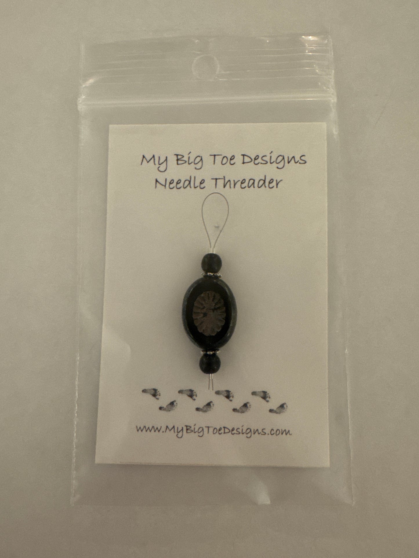 Black Wire Needle Thread - My Big Toe Designs