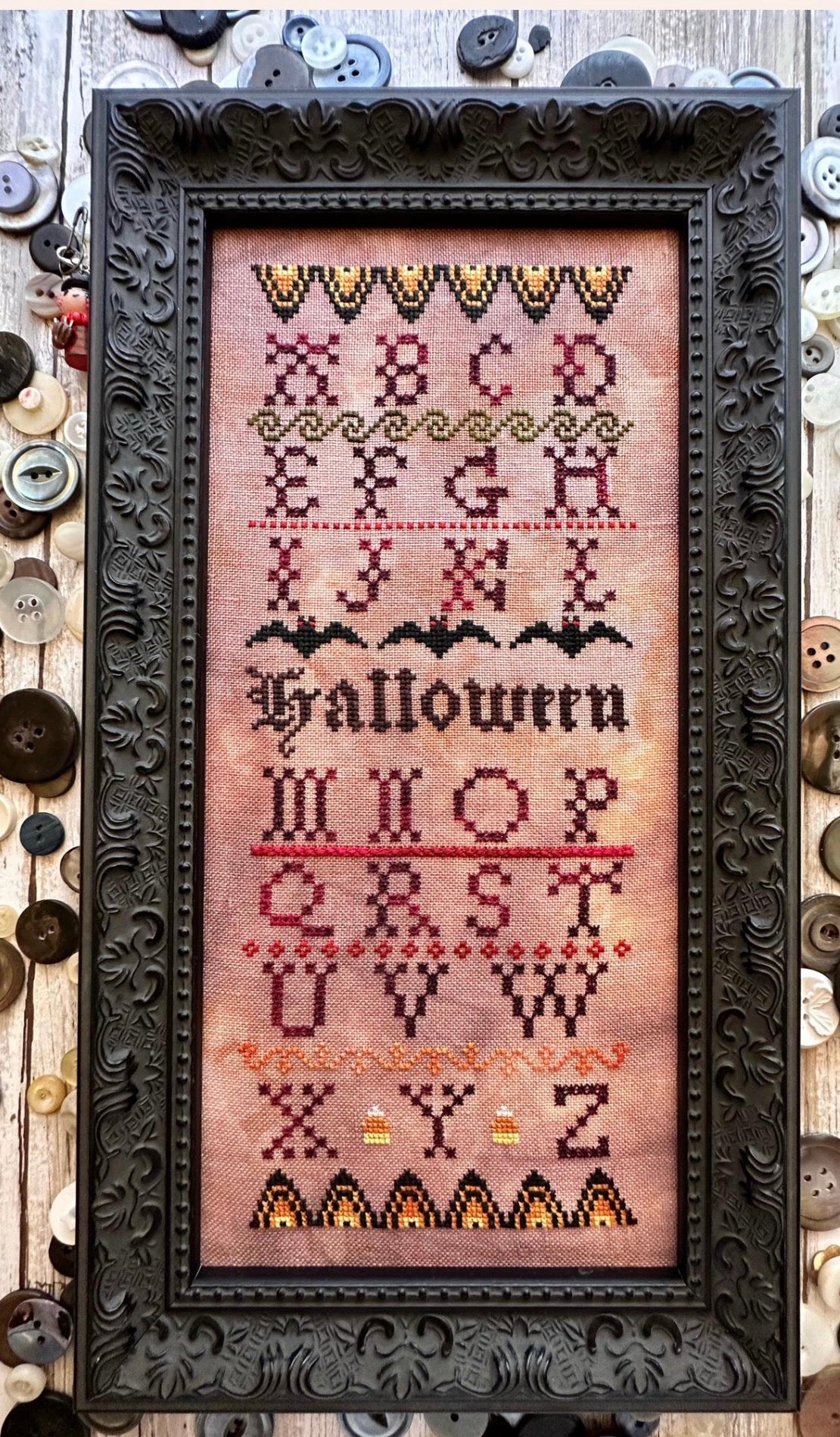 Halloween Band Sampler - Lucy Beam - 2026 Needlework Marketplace PREORDER