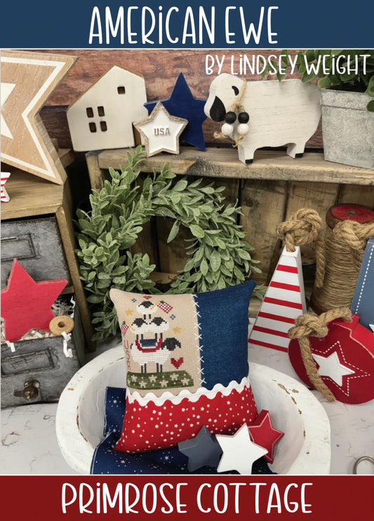 American Ewe Cross Stitch - Primrose Cottage