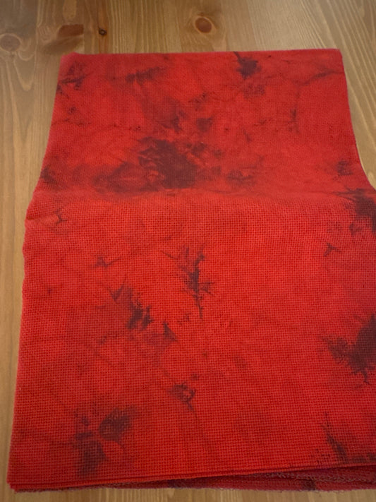 16 Count Aida - Deep Red - XJu Designs