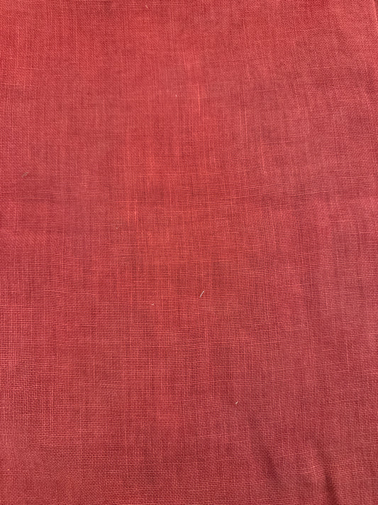 20 count Linen - Aztec Red - Weeks Dye Works
