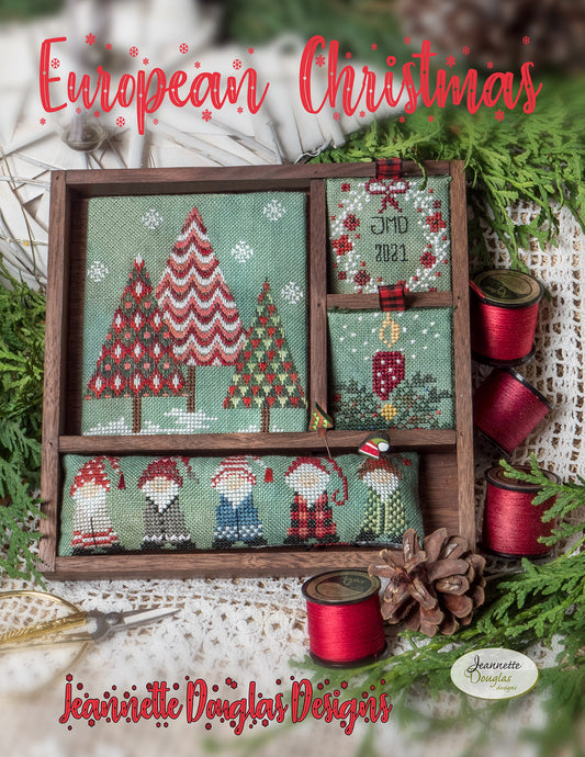 European Christmas Pattern - Jeannette Douglas Designs