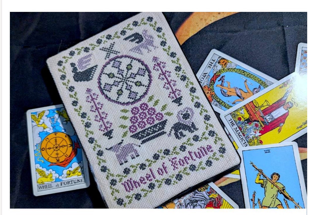 Tarot of Quaker: The Wheel of Fortune - The Cozy DH Stitchery - 2026 Needlework Marketplace PREORDER