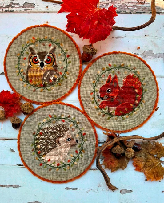 Fall Animals Trio - Puntini Puntini