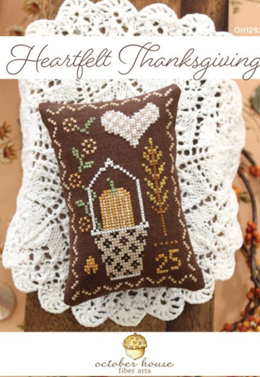 Heartfelt Thanksgiving - October House Fiber Arts