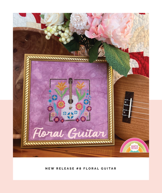 Floral Guitar - Ardith Design