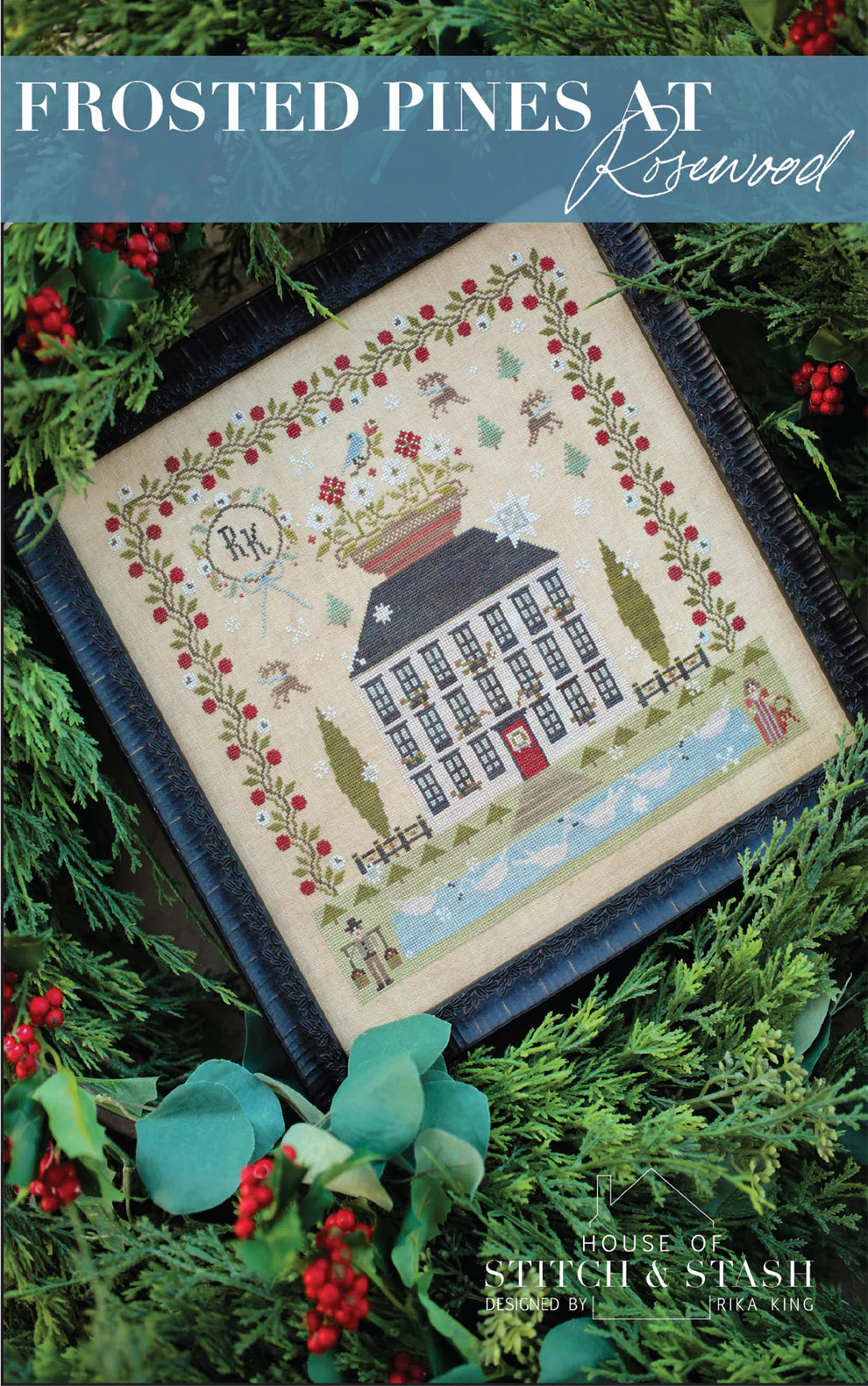 Frosted Pines At Rosewood - House Of Stitch & Stash
