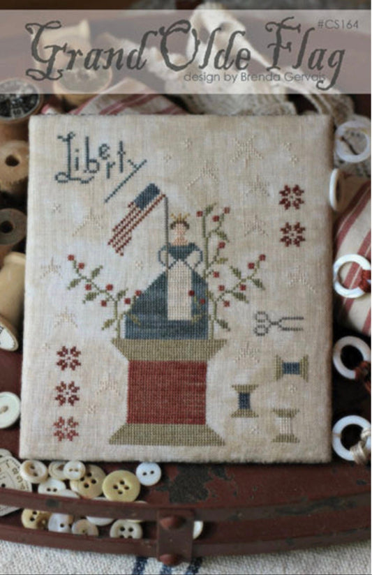 Grand Olde Flag - With Thy Needle and Thread by Brenda Gervais