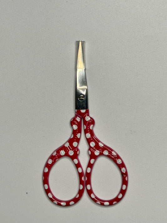 Red Polka Dot Embroidery Scissors
