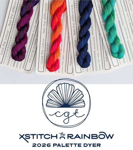 Beneath the Waves Palette - XStitch the Rainbow - Cottage Garden Threads - 2026 Nashville Needlework Market PREORDER