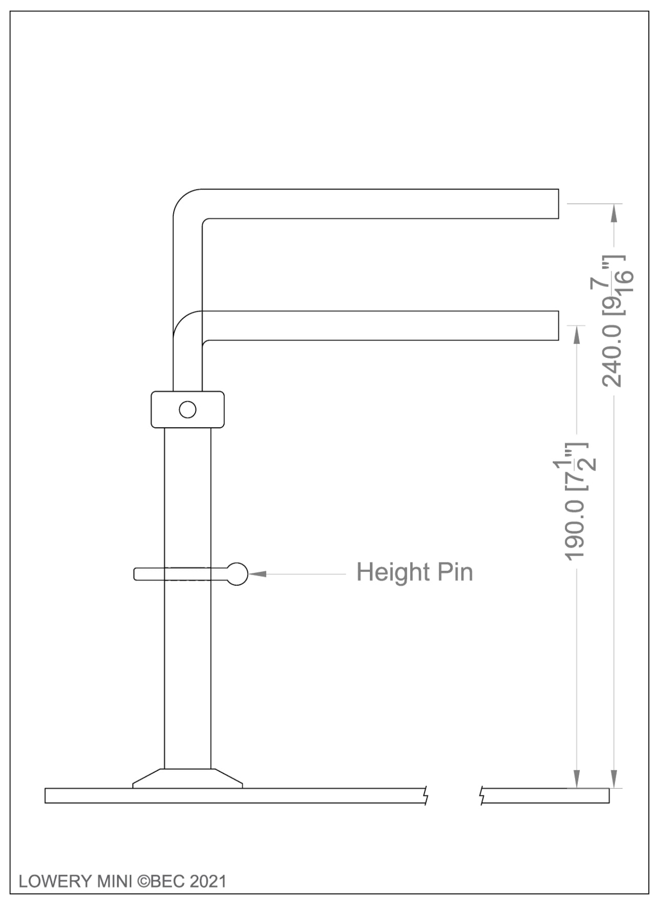 Little Lowery - Mini - Silver Grey - SG13