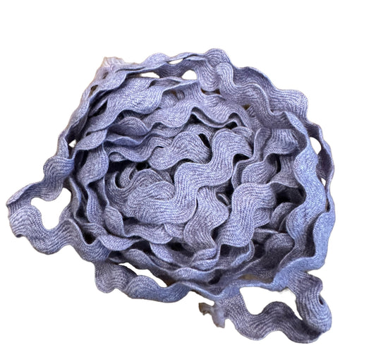 1/2" Rick Rack - Primrose Prose - Hand-dyed Cotton - Lady Dot Creates