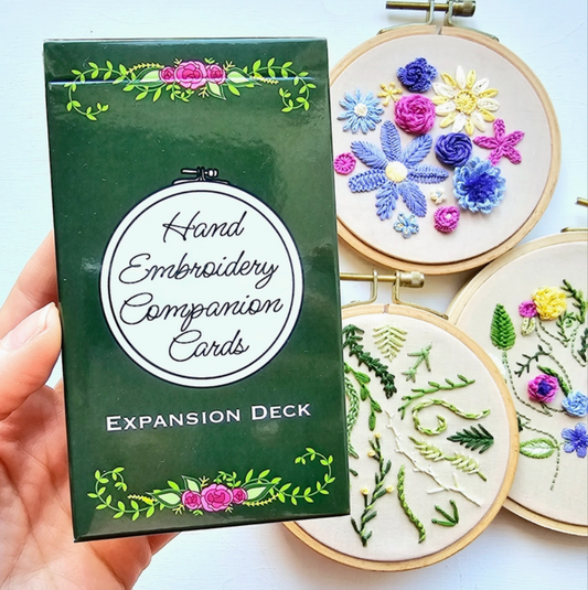 Hand Embroidery Companion Cards: Expansion Deck - Jessica Long Embroidery