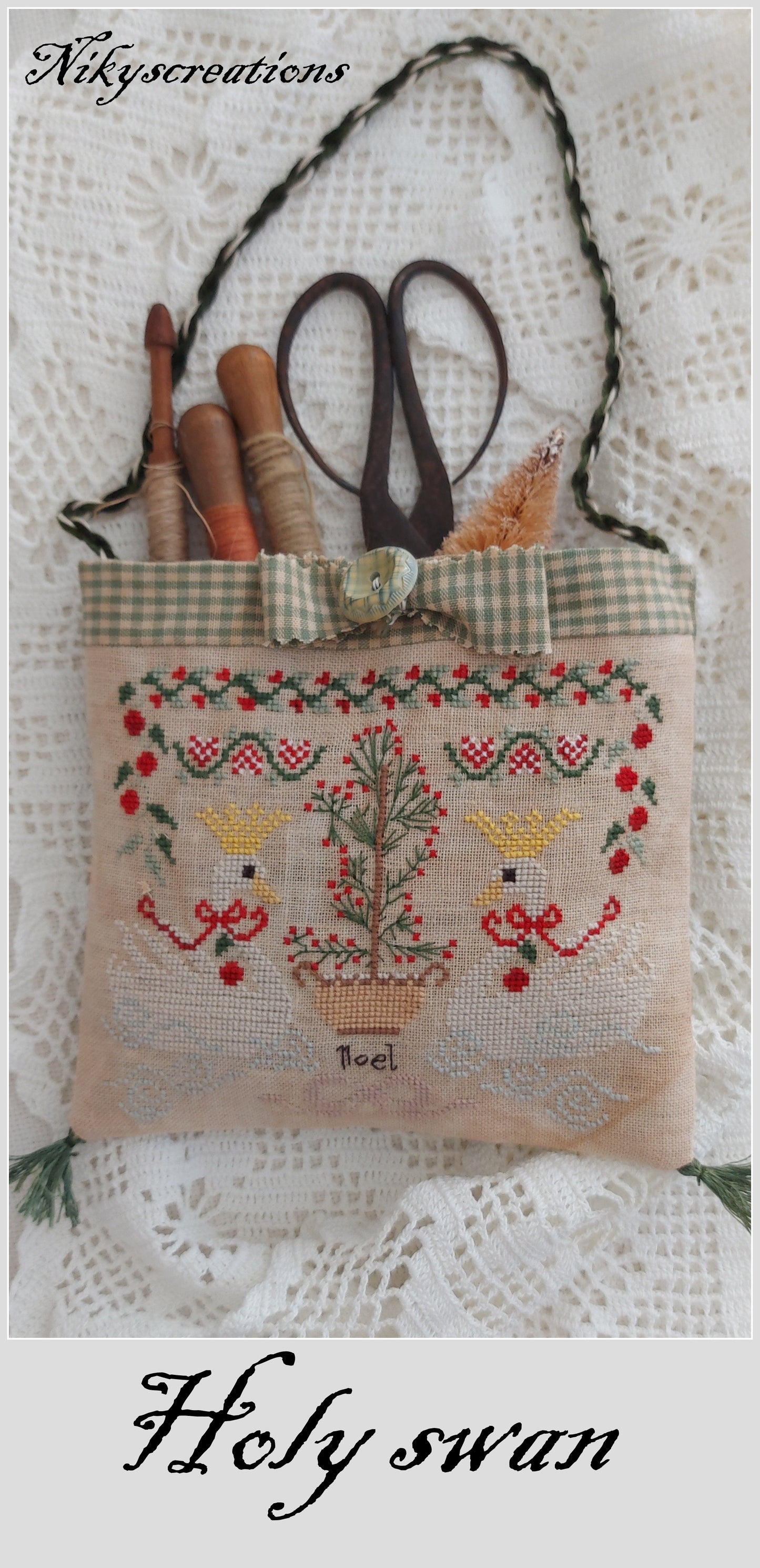 Holy Swan - Nikyscreations - 2026 Needlework Marketplace PREORDER