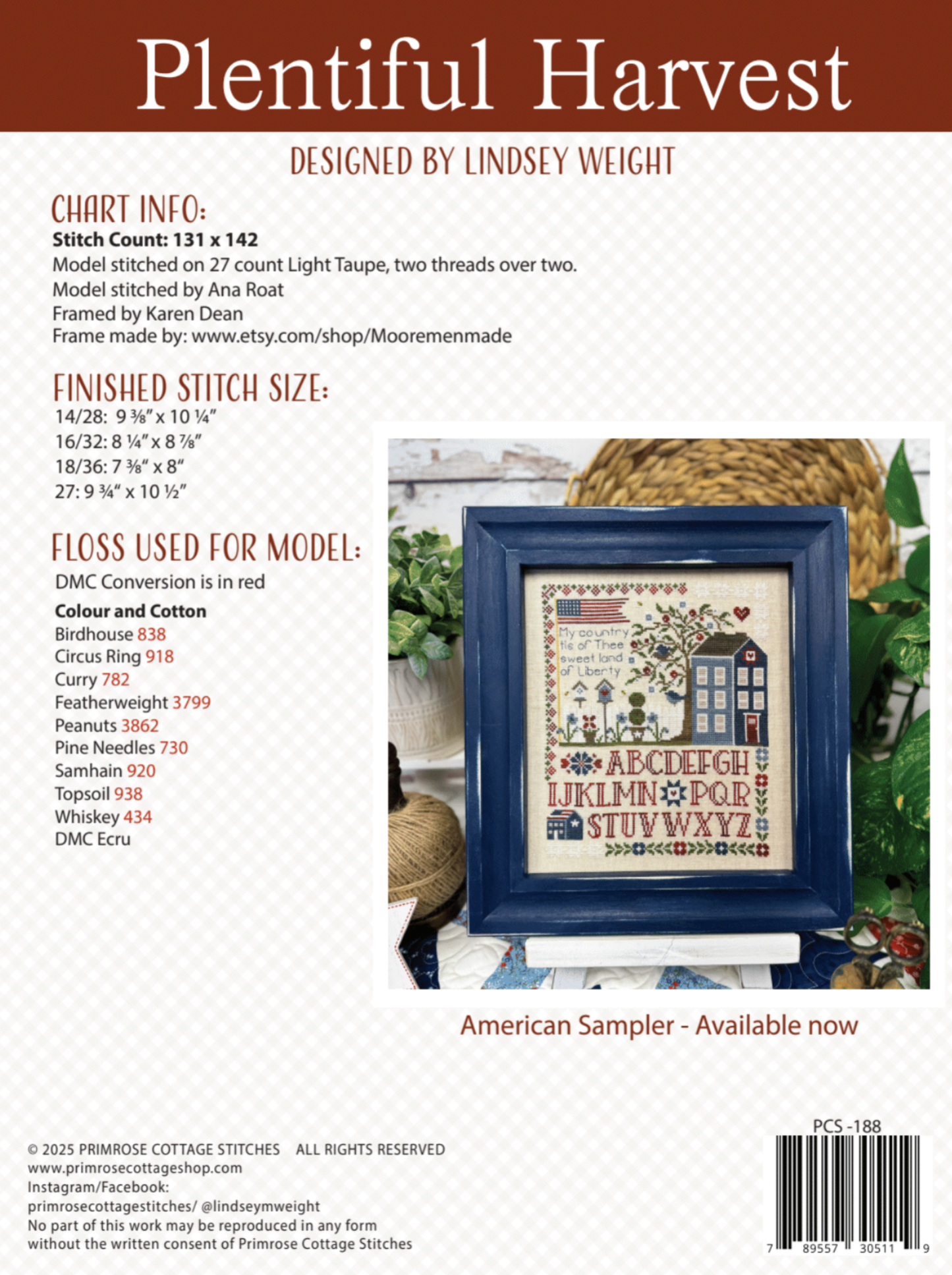 Plentiful Harvest - Primrose Cottage