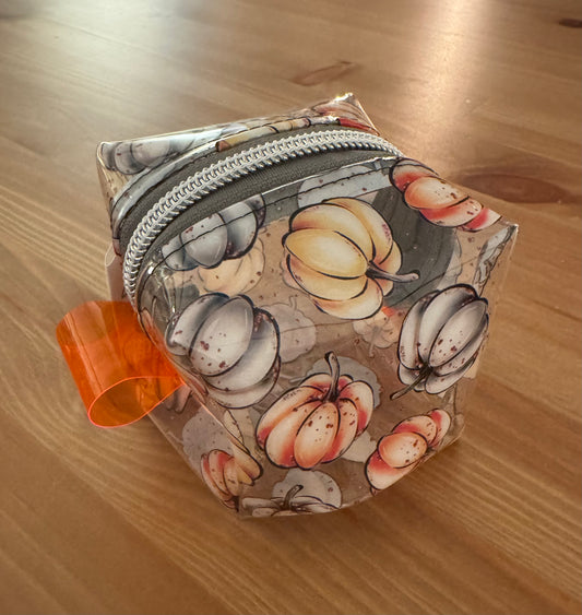 Pumpkins Vinyl Bitty Notions Nanny Bag