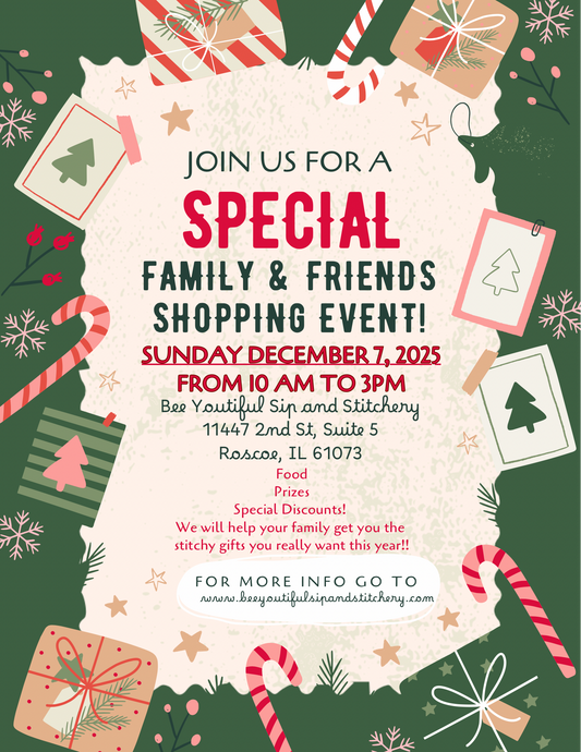 Friends and Family Shopping Day!