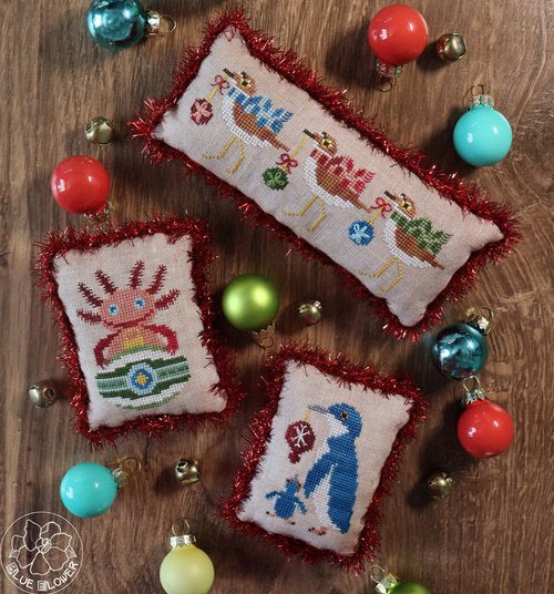 Merry Menagerie 2024 - Blue Flower Stitching