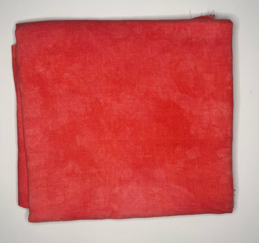 28 Count Cashel Linen - Lipstick - Fiber on a Whim