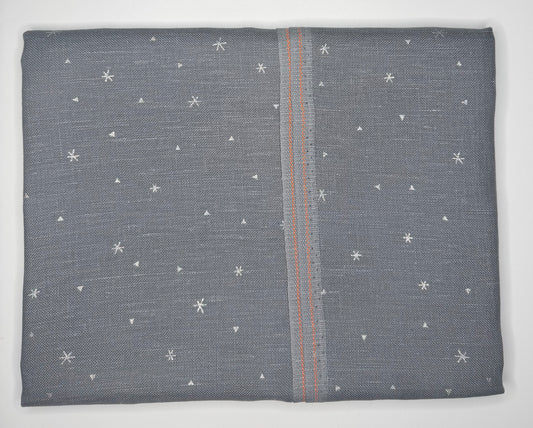 32 Count Belfast Grey/Silver Sparkle Linen by Zweigart