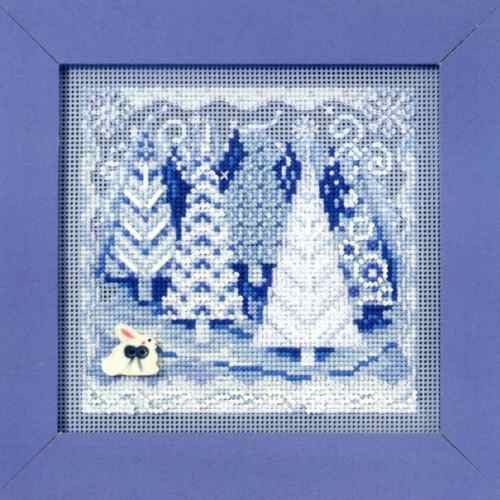 Winter Wonderland Beaded Cross Stitch Kit - Mill Hill