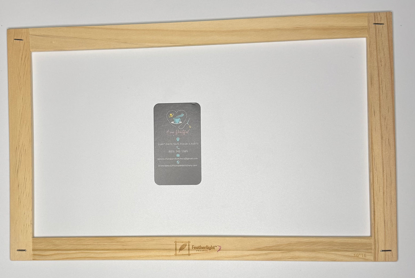 10"x16" Rectangle Featherlight Frame (Stretcher Bar Alternative)