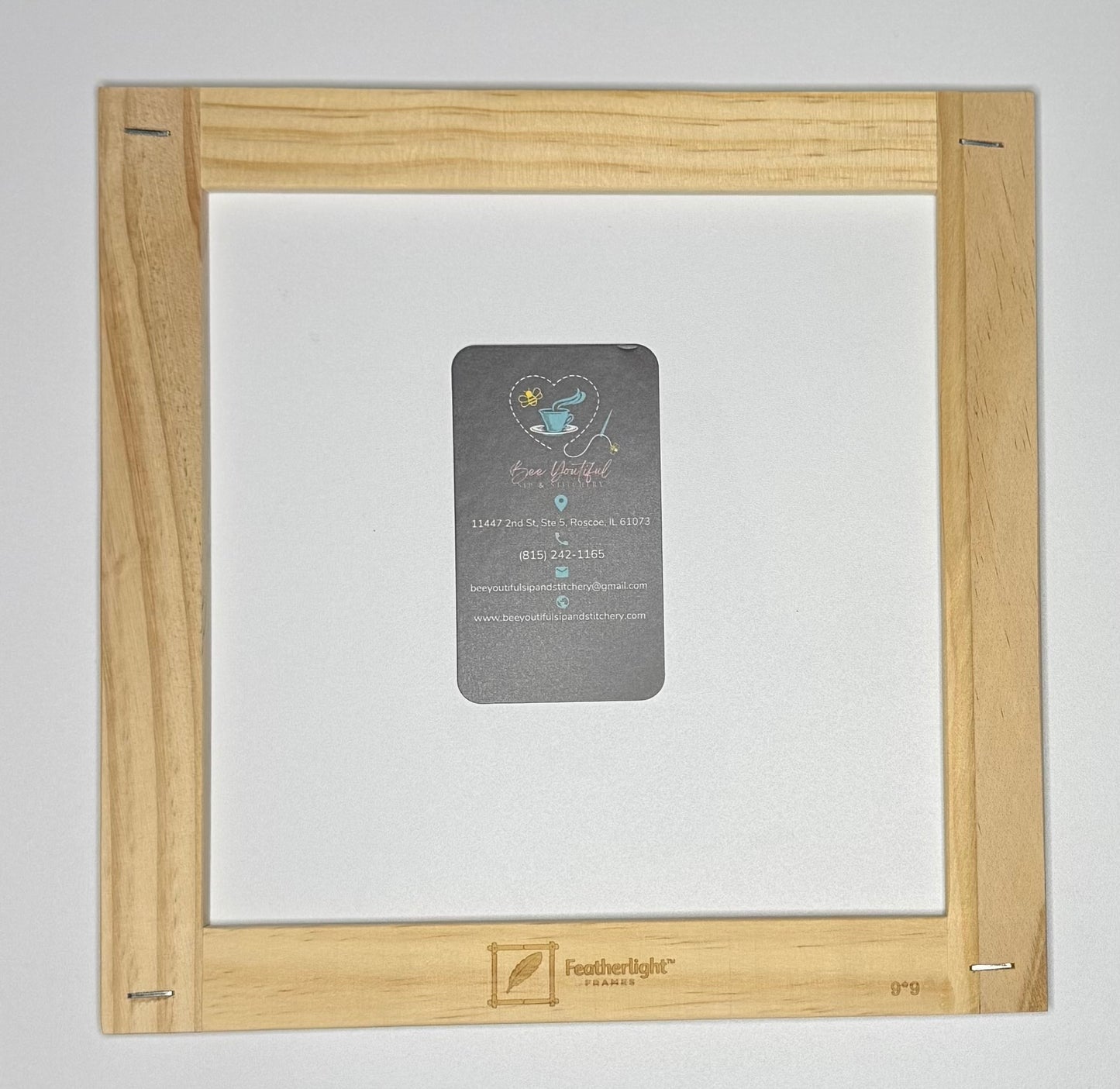 9" Square Featherlight Frame (Stretcher Bar Alternative)