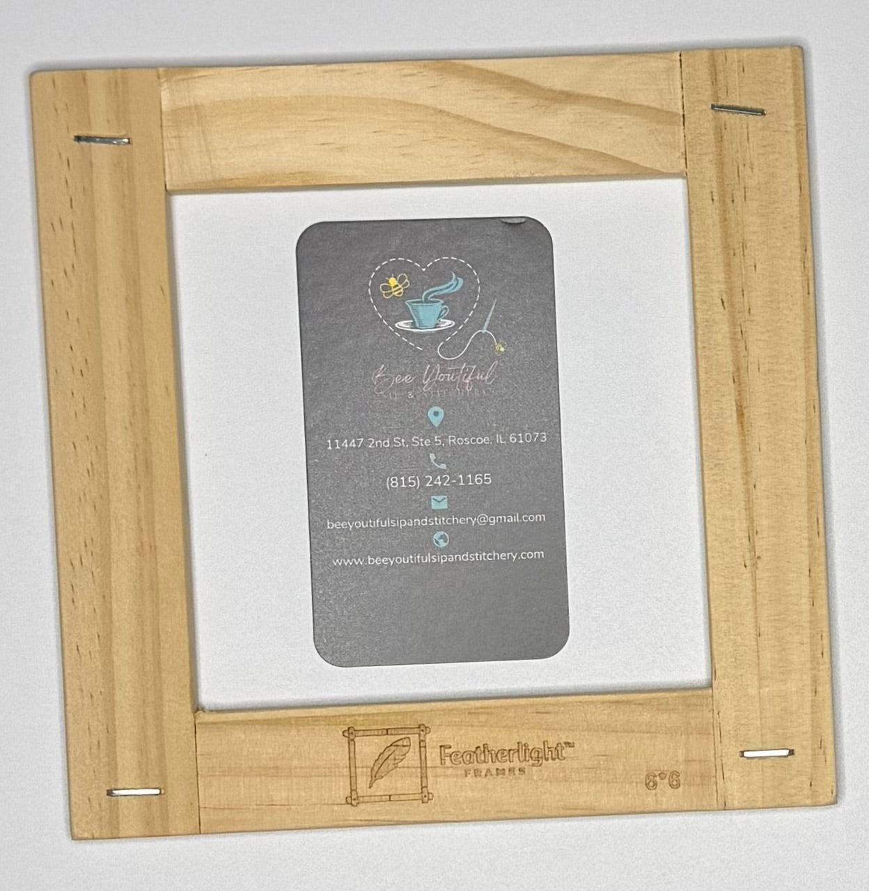 6" Square Featherlight Frame (Stretcher Bar Alternative)