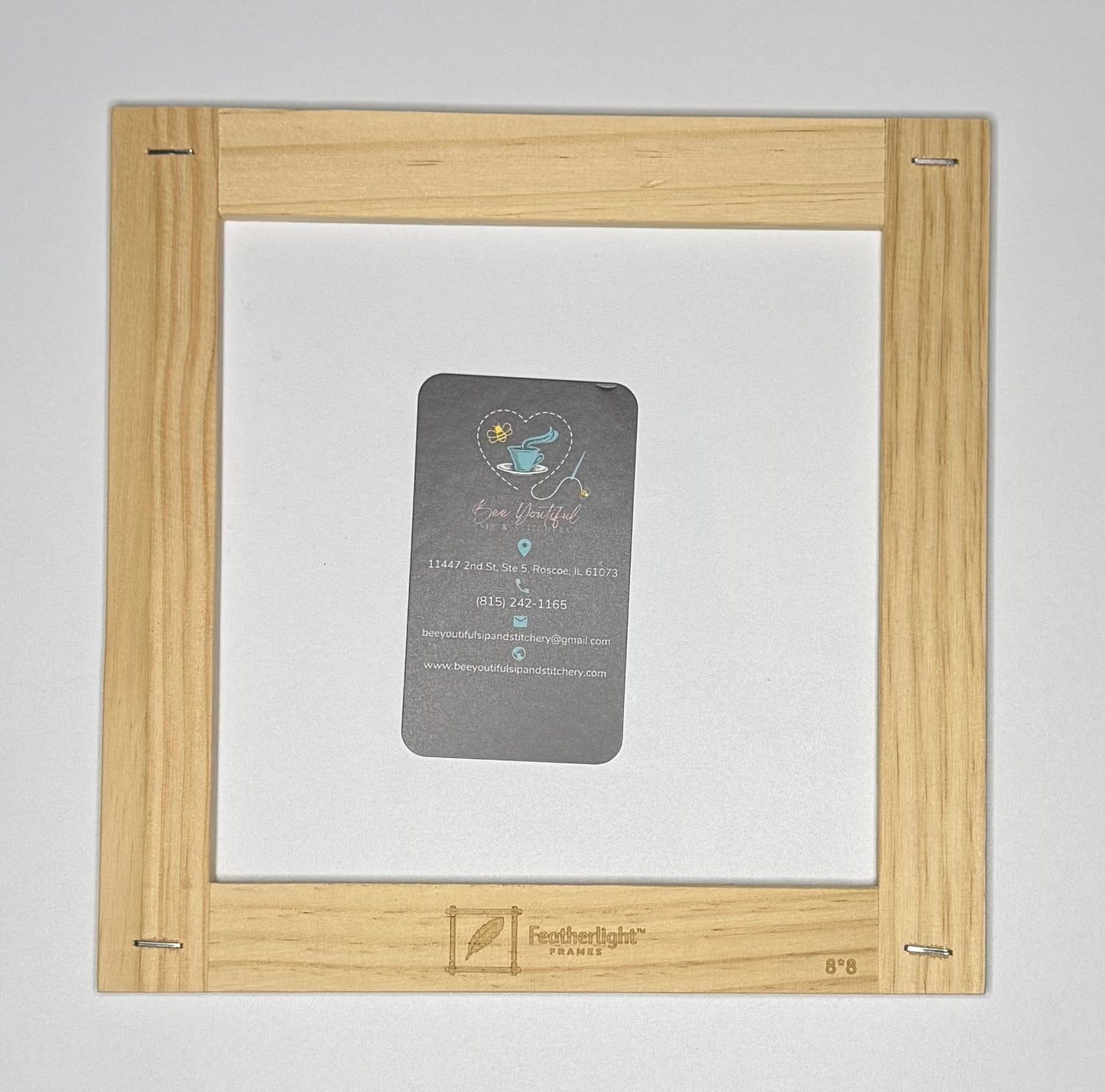 8" Square Featherlight Frame (Stretcher Bar Alternative)