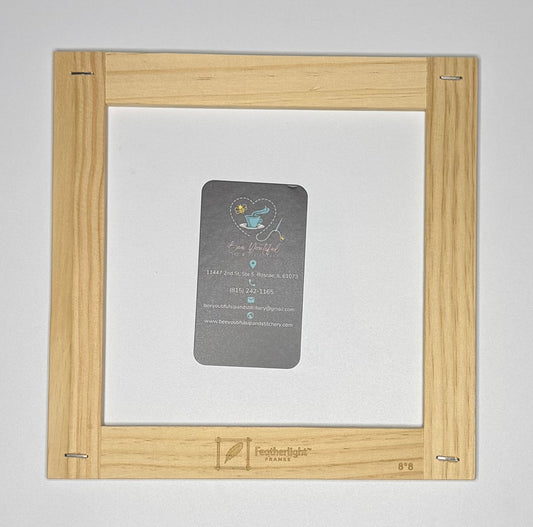 8" Square Featherlight Frame (Stretcher Bar Alternative)