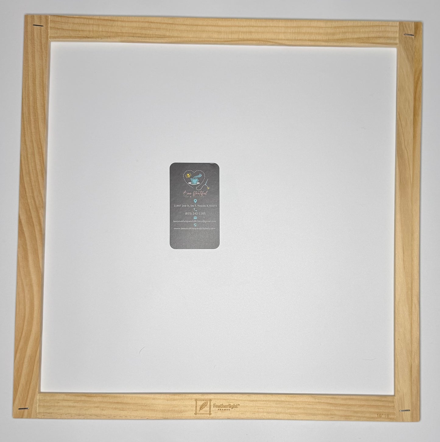 16" Square Featherlight Frame (Stretcher Bar Alternative)