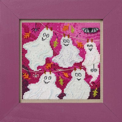 Ghost Line Beaded Cross Stitch Kit - Mill Hill