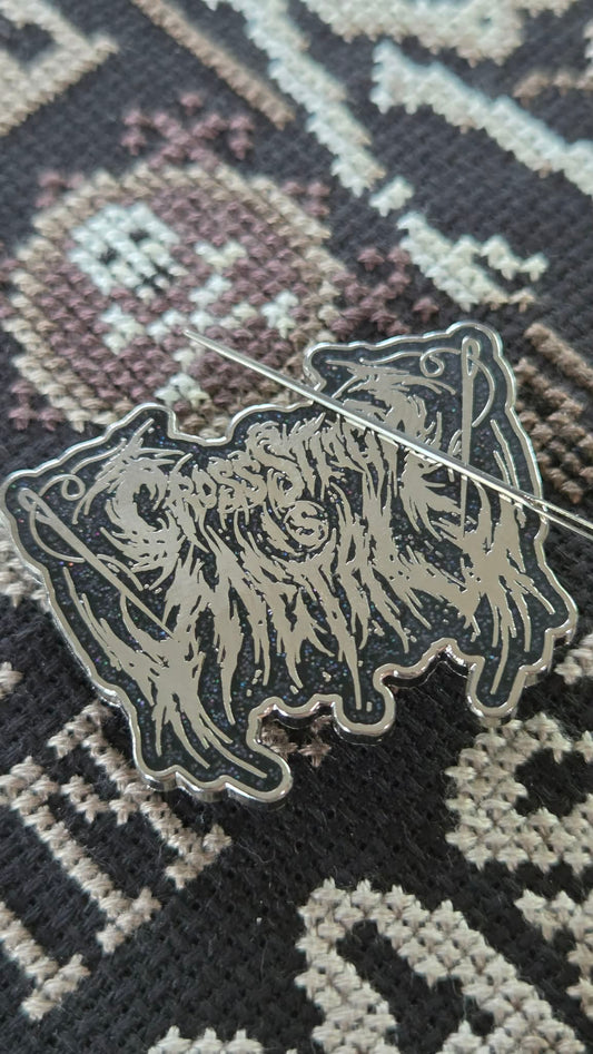 Cross Stitch is Metal Needle Minder
