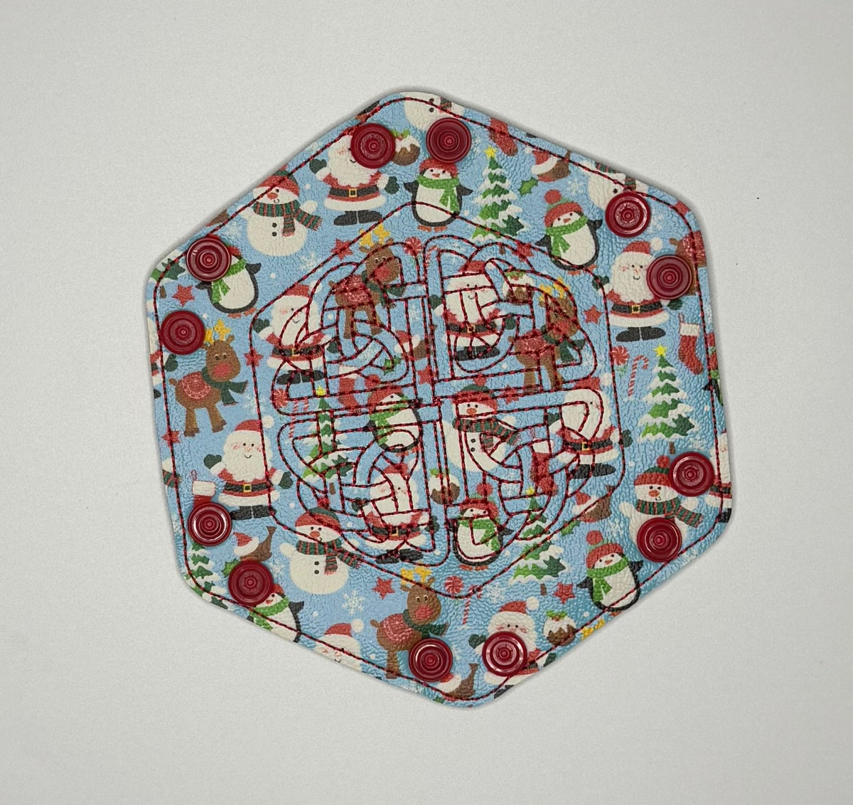 Penguin and Santa Ort Snap Tray
