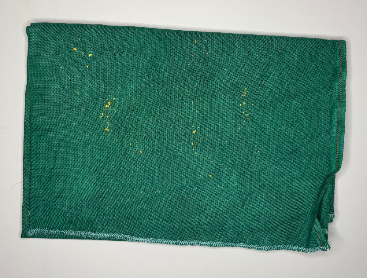 32 Count Belfast Linen - The Verdant Throne (Gold Dusted) - Fiberlicious Yummy Fabrics