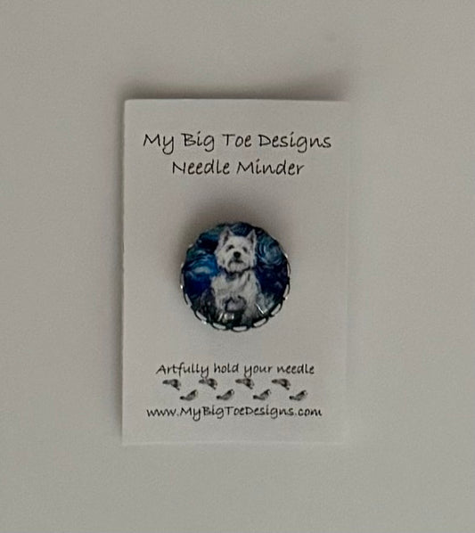 Westie Needle Minder - My Big Toe Designs