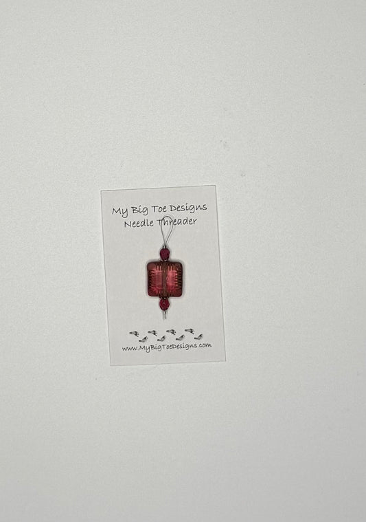 Red Square Wire Needle Thread - My Big Toe Designs