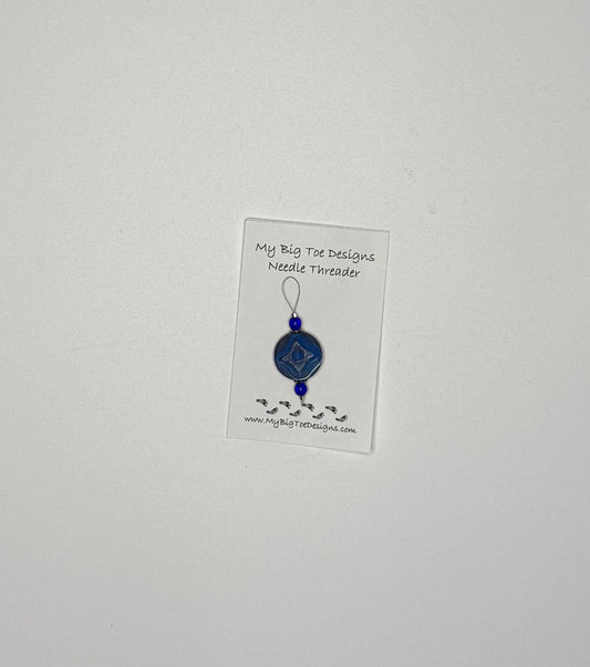 Blue Round Wire Needle Thread - My Big Toe Designs