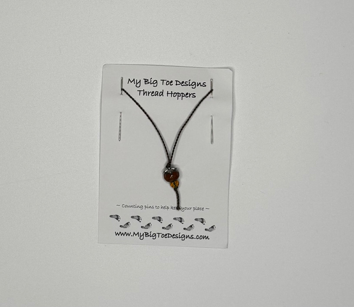 Brown Thread Hoppers - My Big Toe Designs